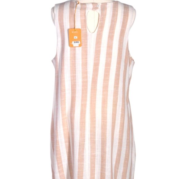 DKR Vertical Stripe Sleeveless Dress - Picture 2 of 2